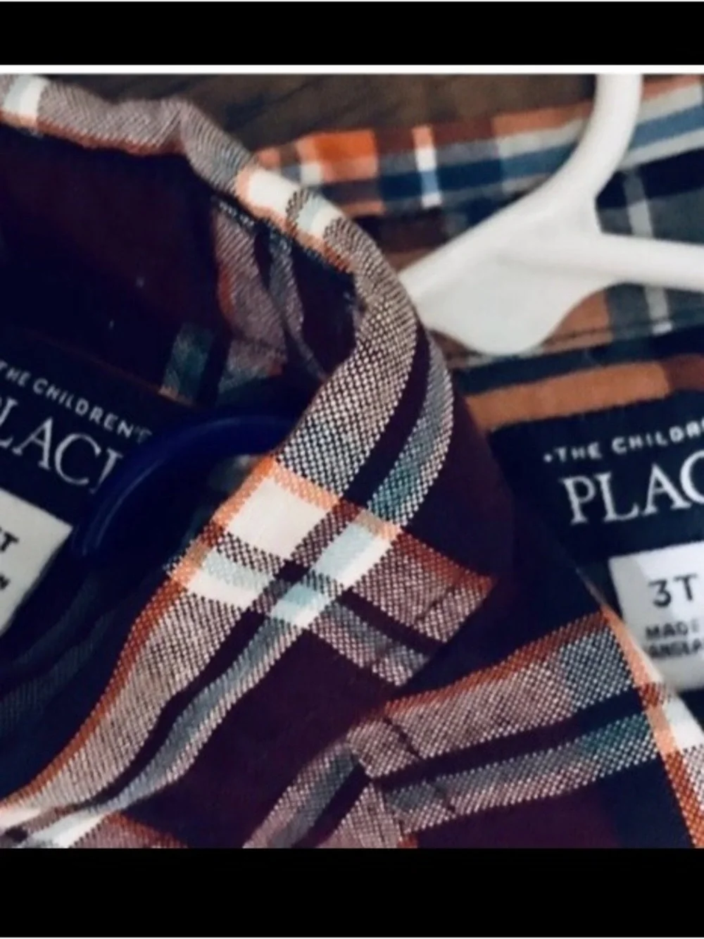The Children's Place Plaid Button-Down Shirts (Set of 2) So Cute Size 3t